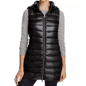Herno Serena Long Down Vest w/ Detachable Hood